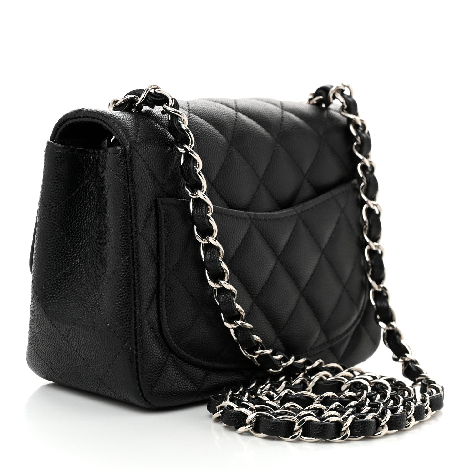 Chanel Caviar Quilted Mini Square Flap Black 3 of 11