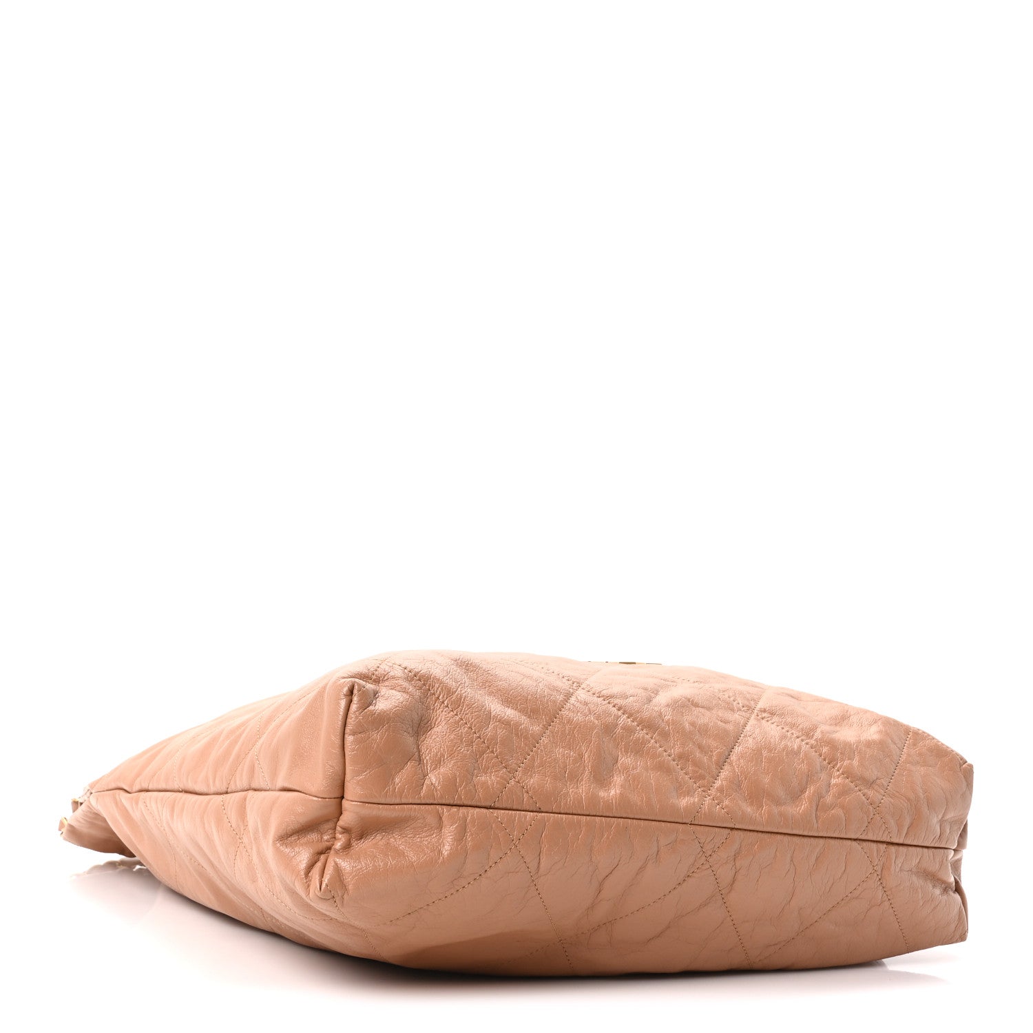 Chanel Shiny Calfskin Quilted Large Chanel 22 Brown 5 of 11
