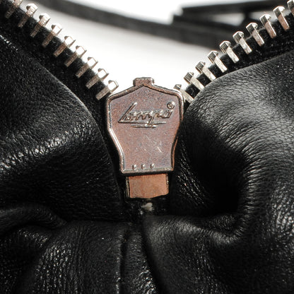 Chanel Lambskin Python Tassel Cerf Pochette Black 7 of 7
