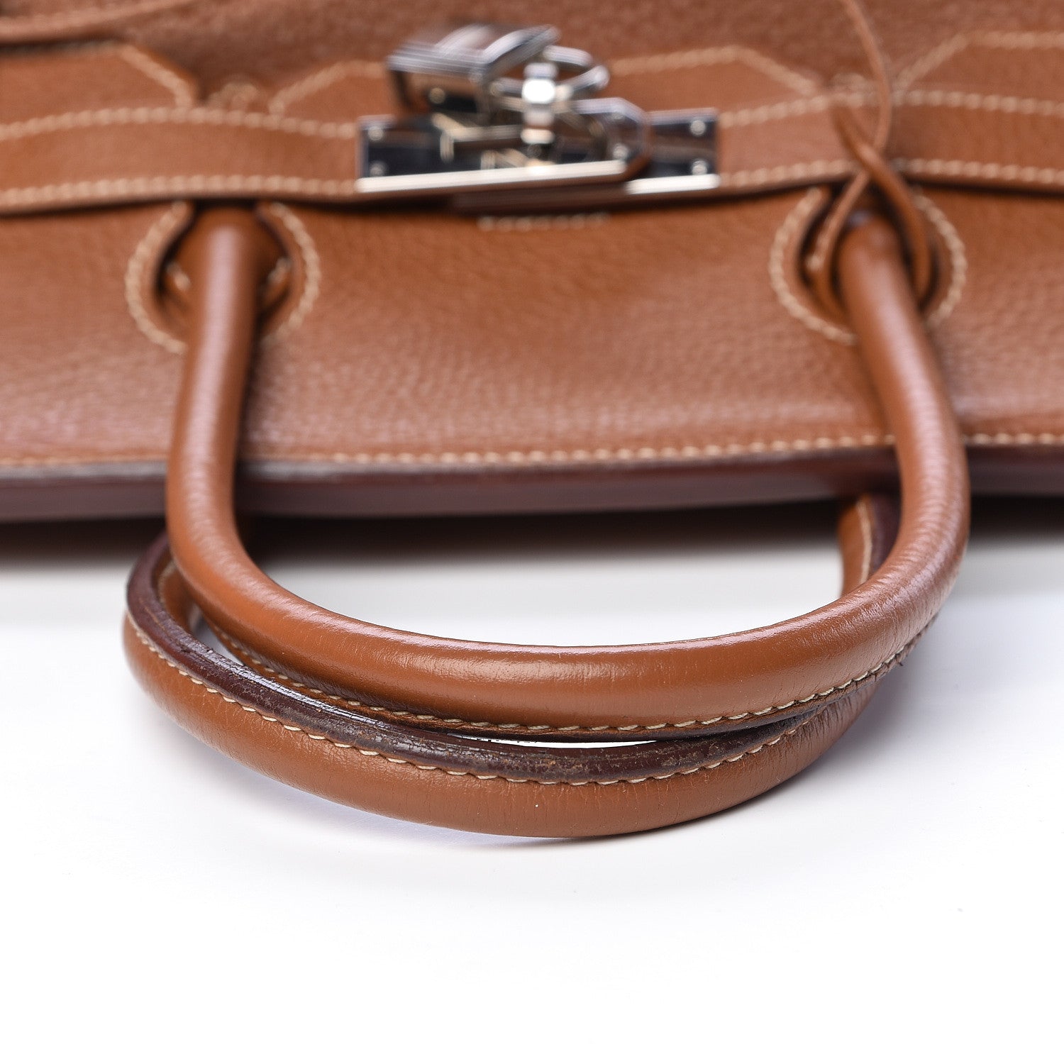 Hermes Taurillon Clemence Birkin 35 Gold 32 of 39