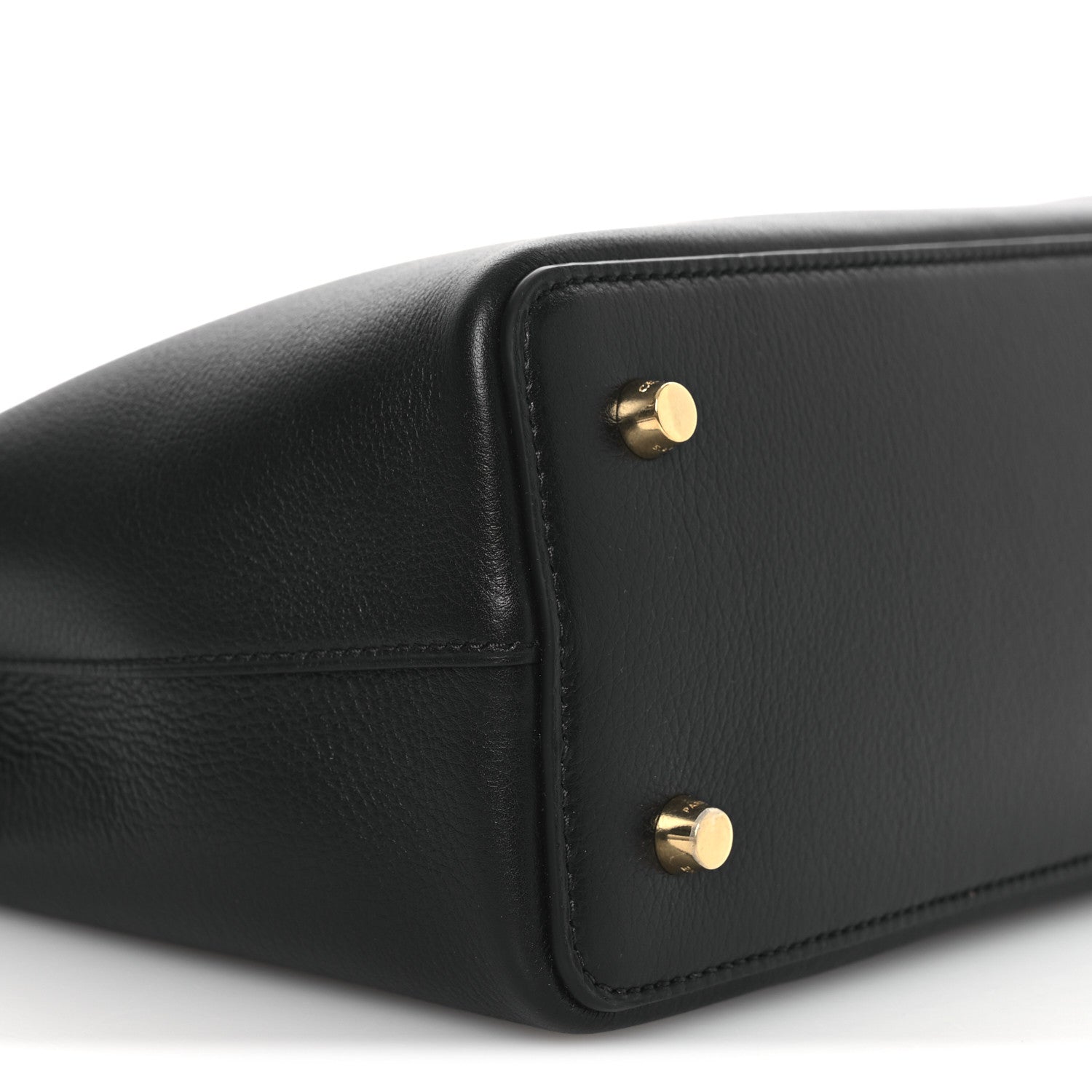 Celine Grained Calfskin Teen Conti Black 10 of 14