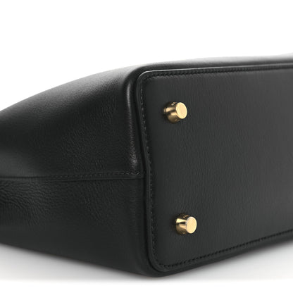 Celine Grained Calfskin Teen Conti Black 10 of 14