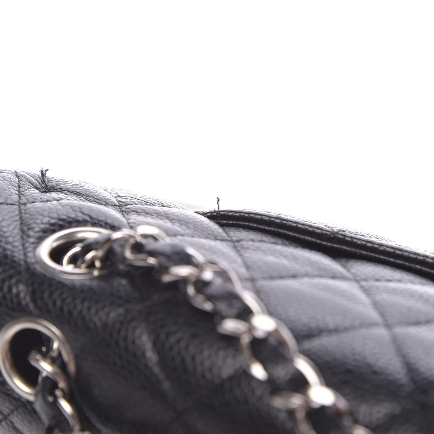 Chanel Caviar Quilted Medium Double Flap Black 12 of 14
