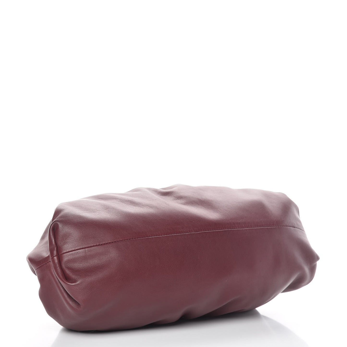 Smooth Butter Calf The Pouch Oversized Clutch Bordeaux