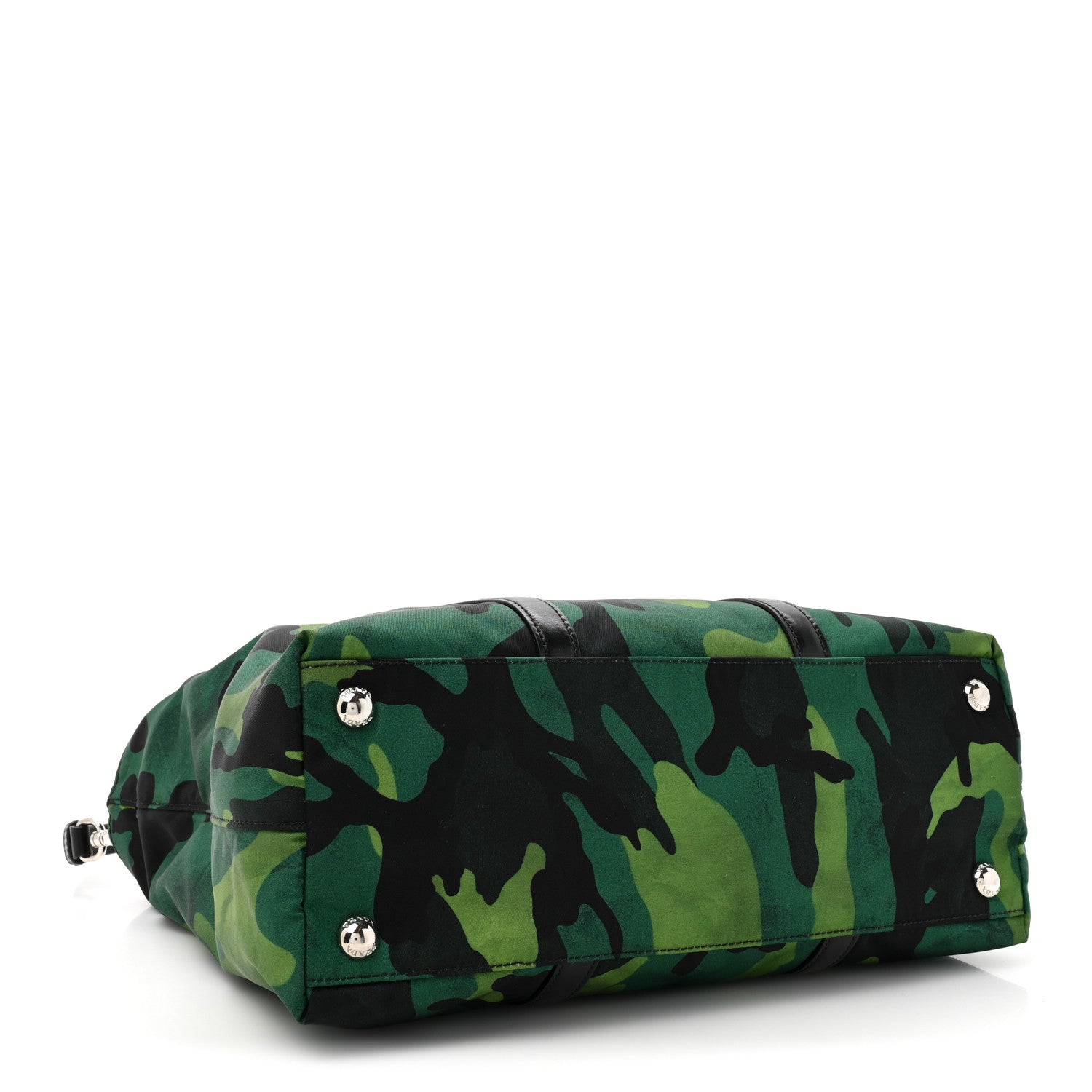 Prada Tessuto Nylon Camouflage Tote Prato 4 of 9
