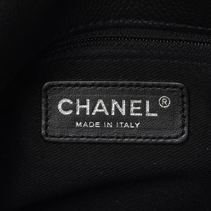 Chanel Caviar Quilted Medium Now and Forever Flap Black 6 of 8
