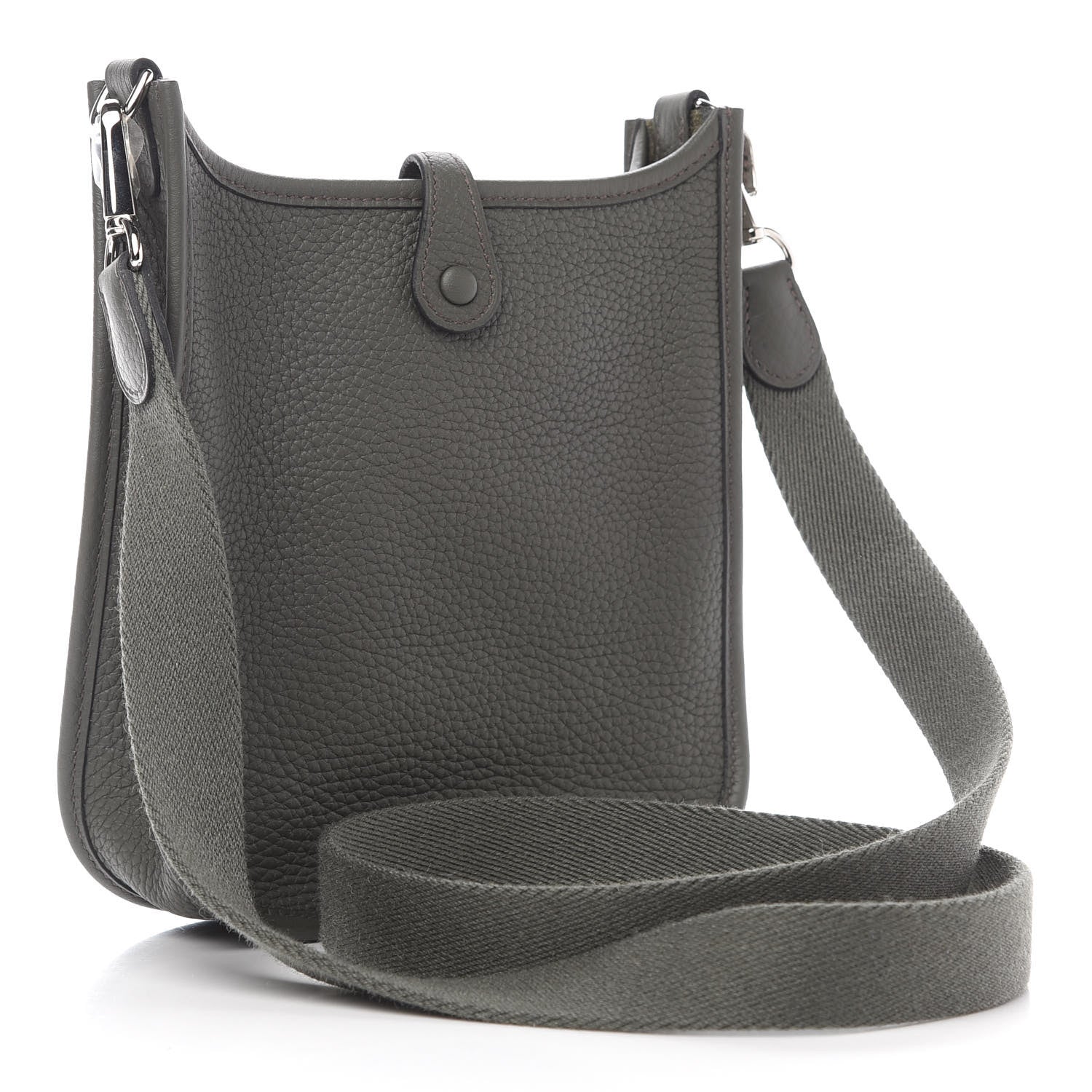 Hermes Taurillon Clemence Evelyne TPM Vert De Gris 3 of 9