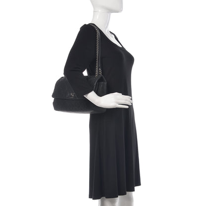 Chanel Iridescent Caviar Quilted Medium Lady Pearly Flap Black 2 of 11