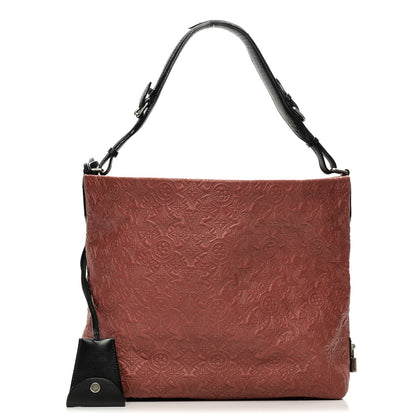 Louis Vuitton Monogram Lambskin Antheia Hobo PM Framboise 1 of 7