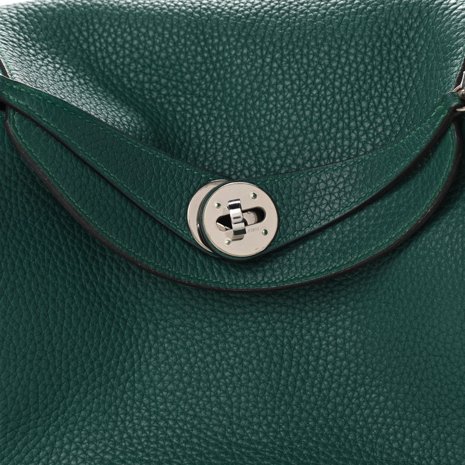 Hermes Taurillon Clemence Lindy 26 Malachite 8 of 13