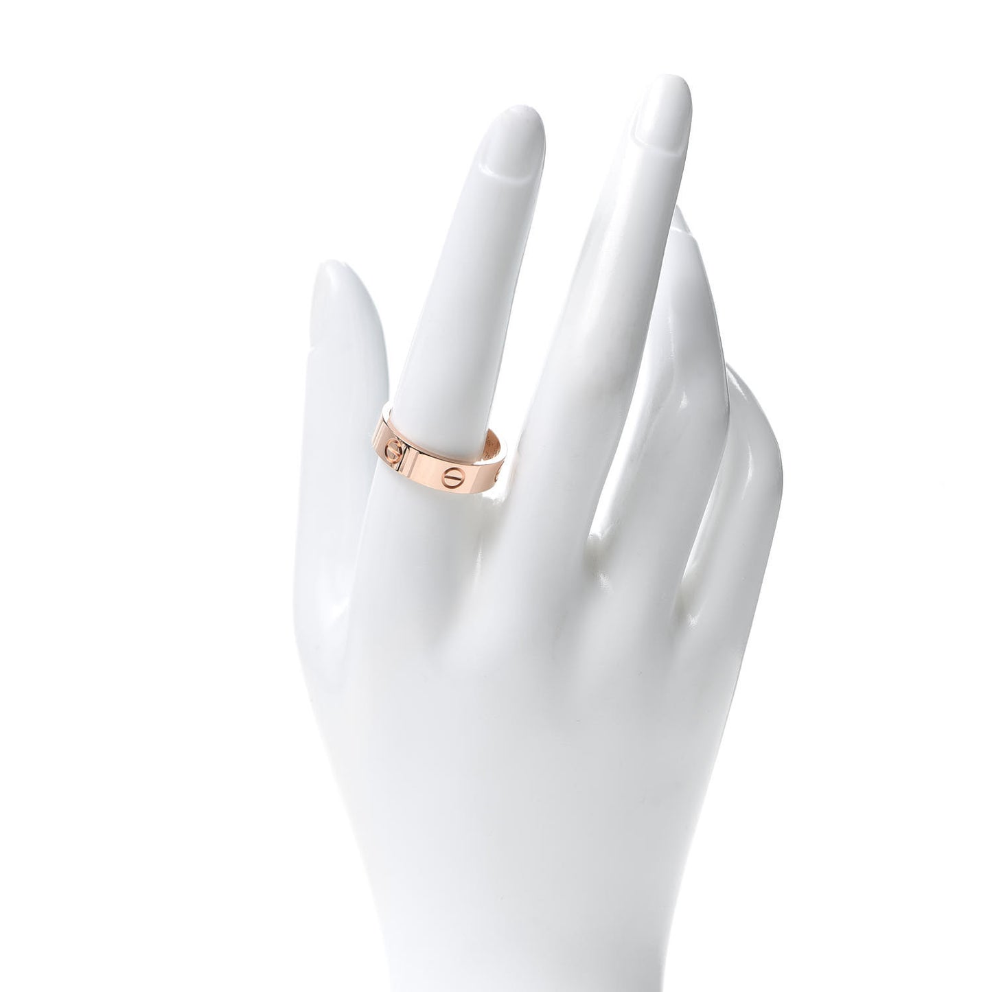 18K Pink Gold 5.5mm LOVE Ring 60 9