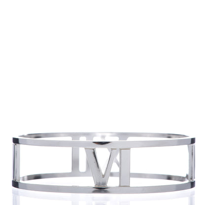Tiffany Sterling Silver Atlas Open Bangle Bracelet 3 of 4