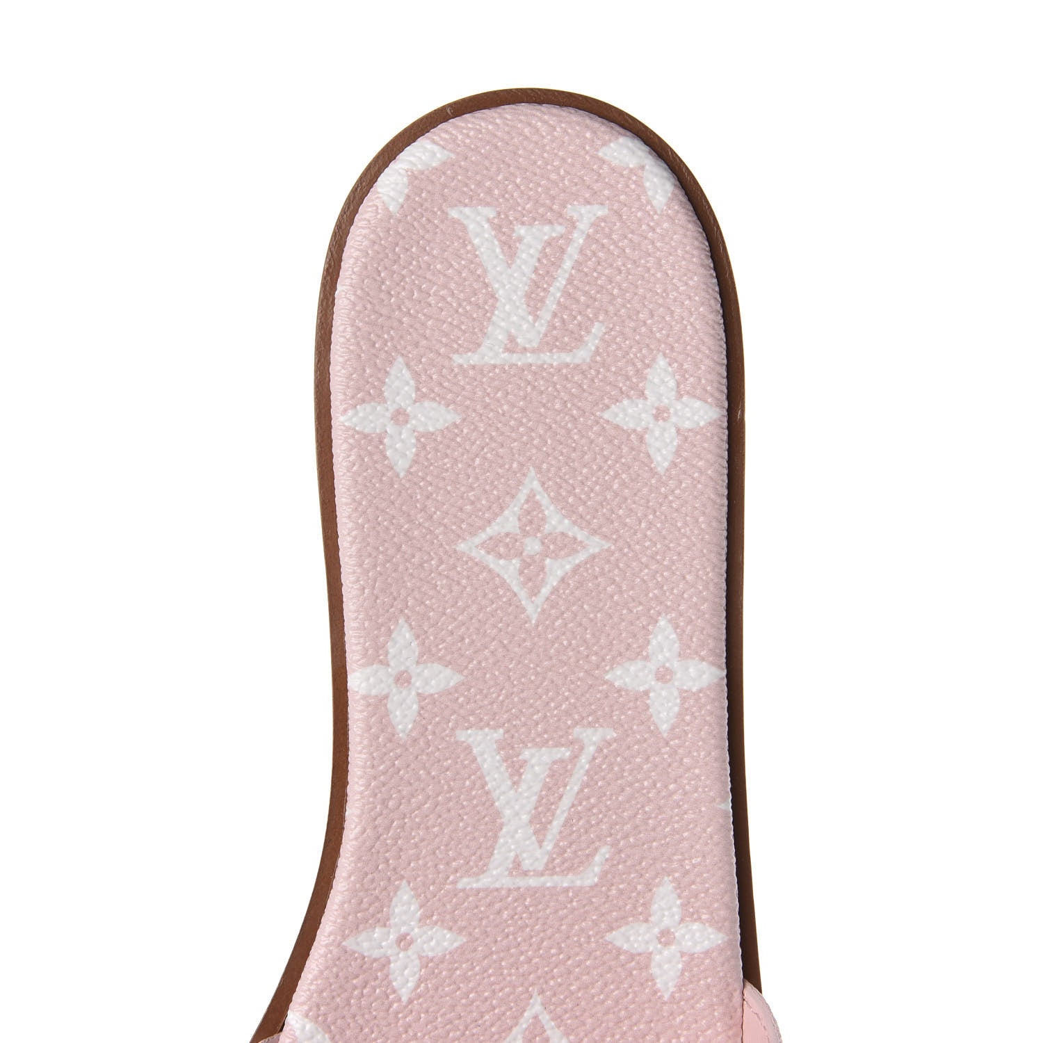 Louis Vuitton Monogram Giant Lock It Flat Mules 39 Rouge Rose 10 of 11