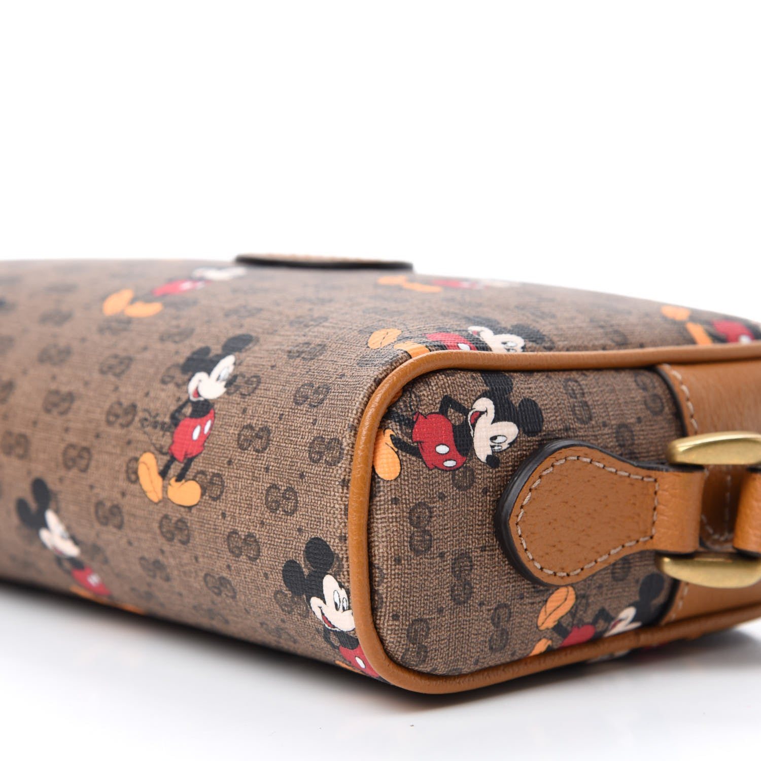 Gucci X DISNEY Mini Vintage GG Supreme Monogram Mickey Mouse Shoulder Bag Beige Vintage Sun Oil 7 of 11