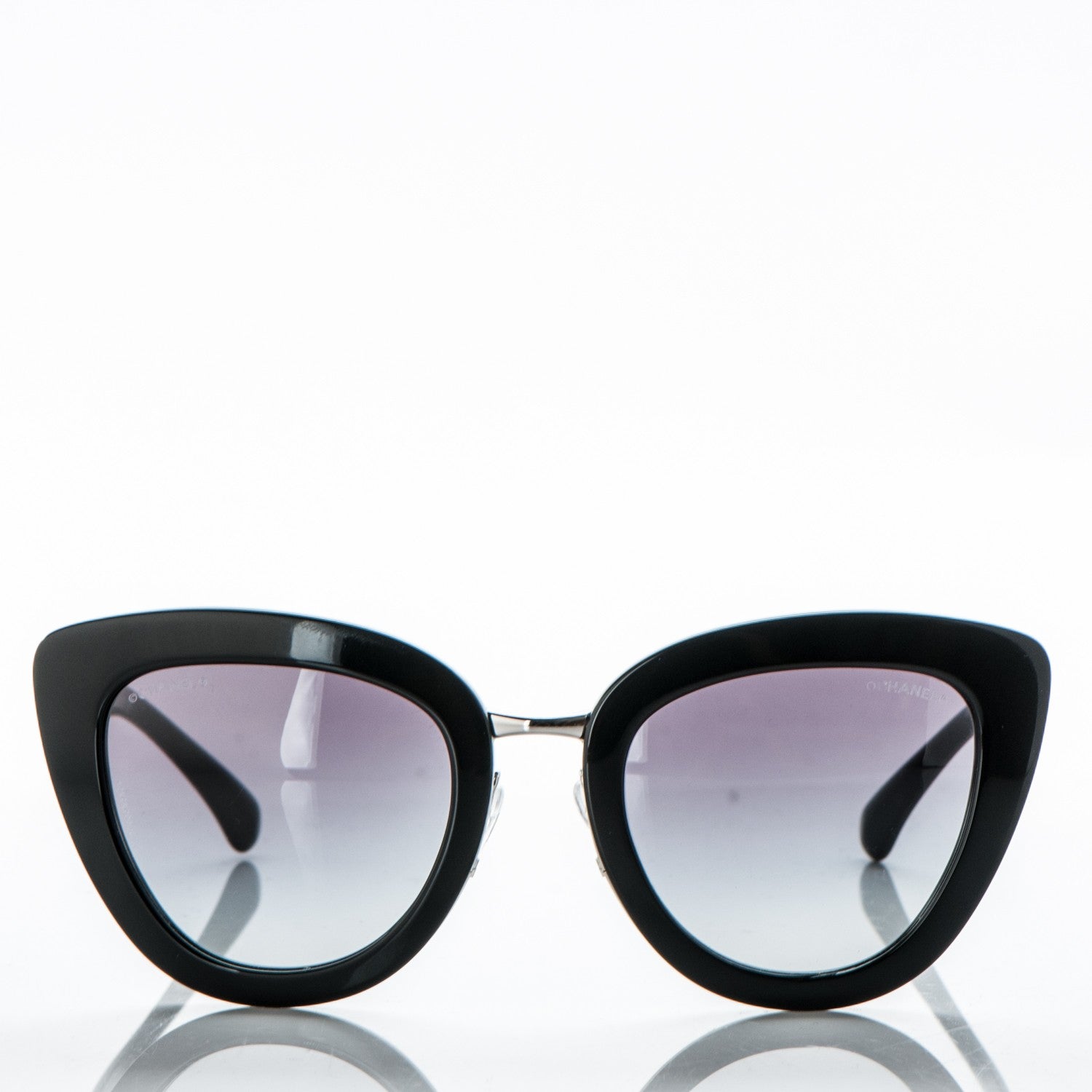 Chanel Cat Eye Quilted Sunglasses 5368 Black 4 of 6