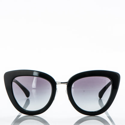 Chanel Cat Eye Quilted Sunglasses 5368 Black 4 of 6