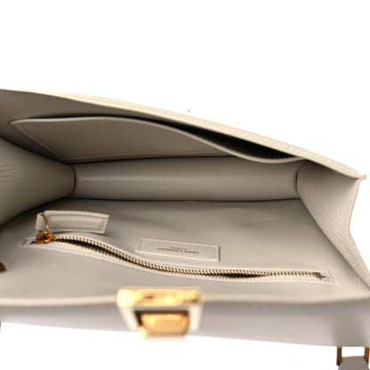 Saint Laurent Smooth Calfskin Carre Satchel Crema Soft 5 of 19