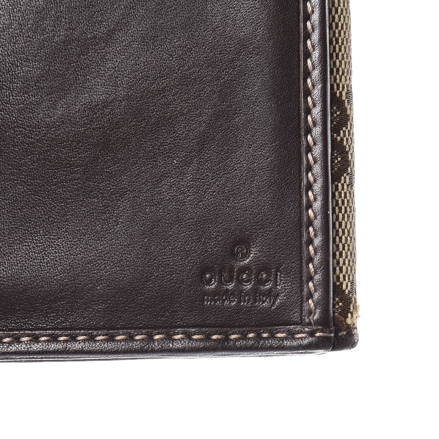 Gucci Monogram Indy Continental Wallet Dark Brown 7 of 11
