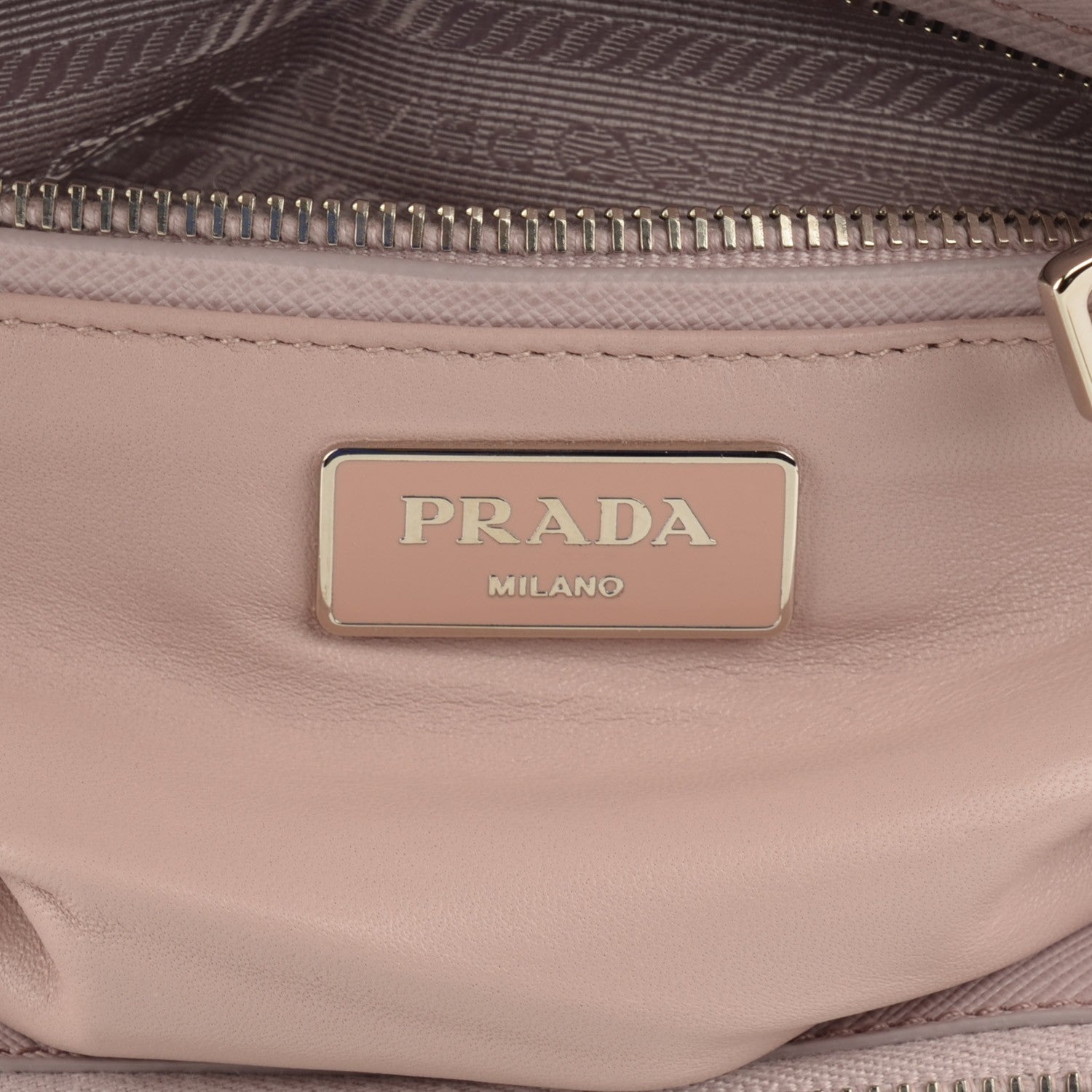 Prada Saffiano Small Galleria Double Zip Tote Mughetto 6 of 8