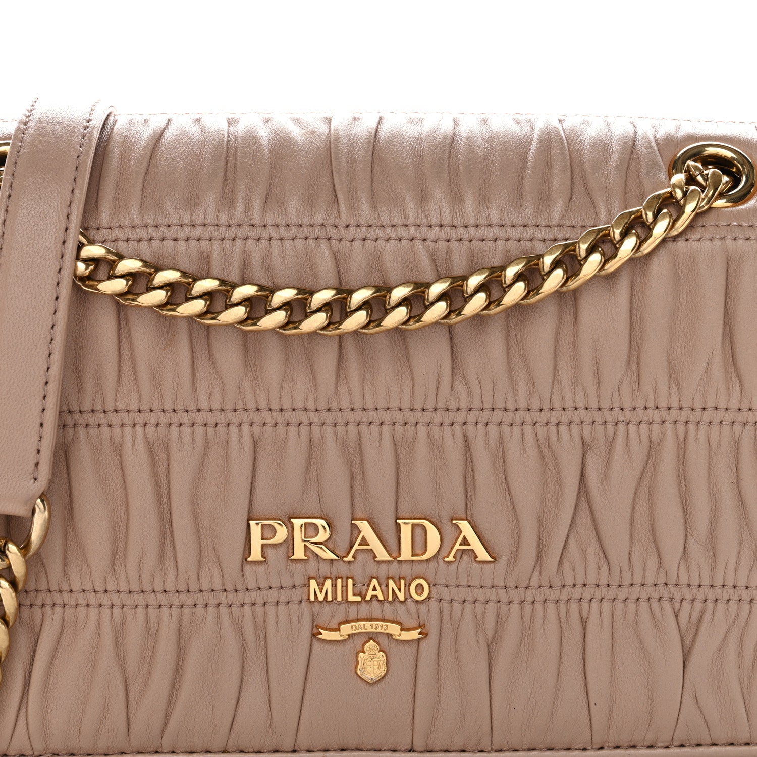 Prada Nappa Gaufre Flap Cipria 7 of 11