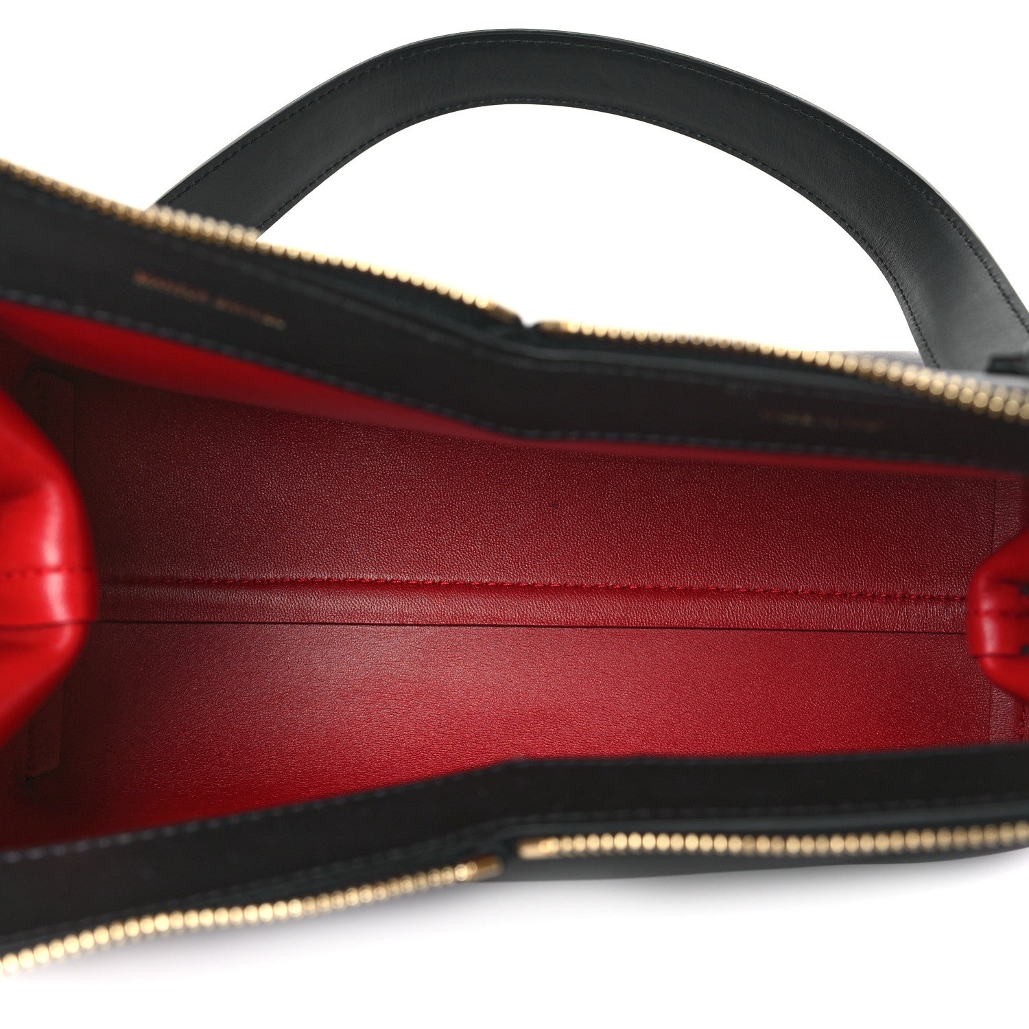 Mansur Gavriel Smooth Calfskin M Frame Bag Black Flamma 5 of 9