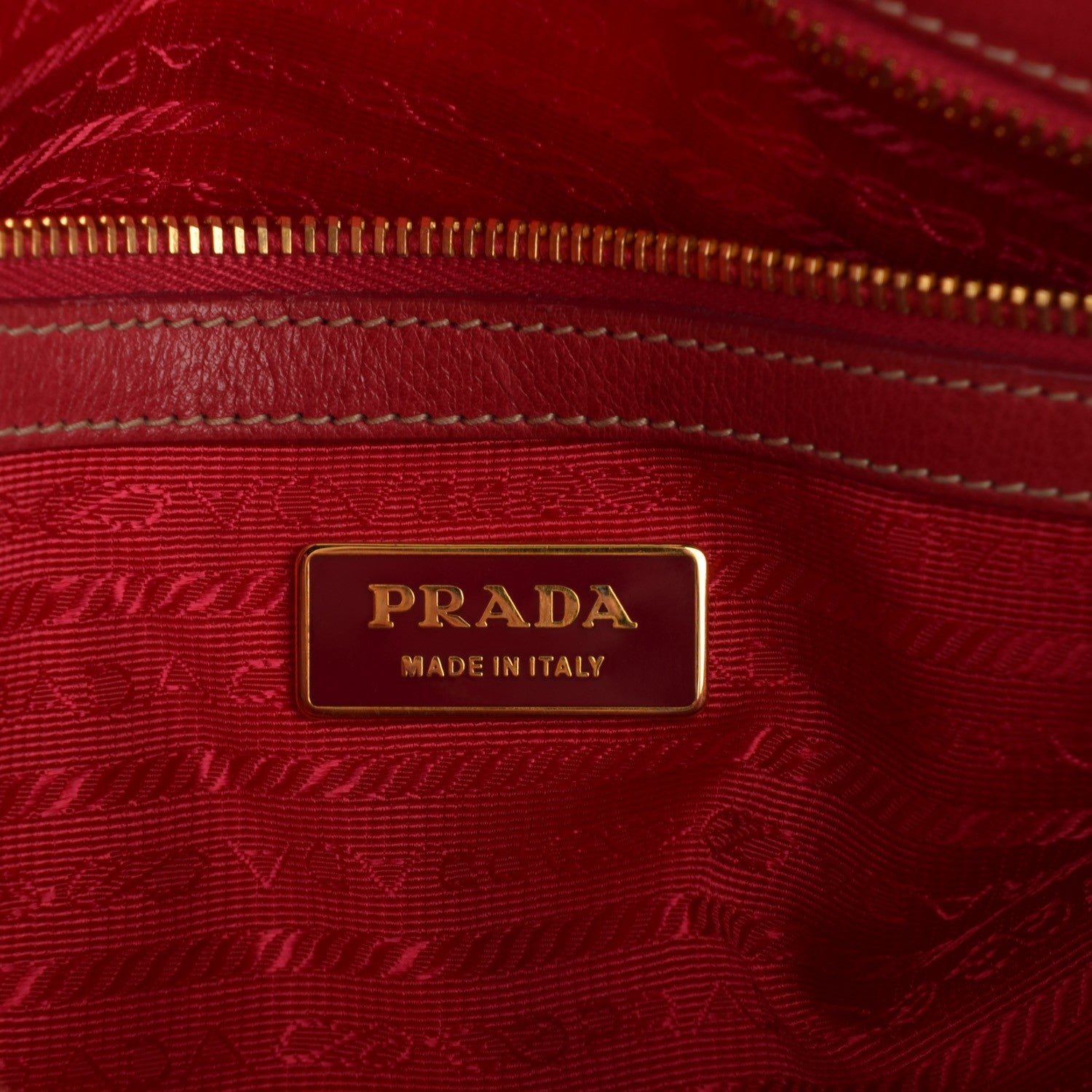 Prada Tessuto Nylon Nappa Braided Gaufre Shoulder Bag Peonia 6 of 7