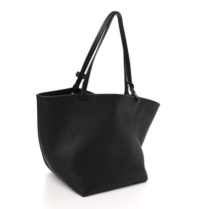 The Row Grained Calfskin Park Tote Three Black 4 of 10