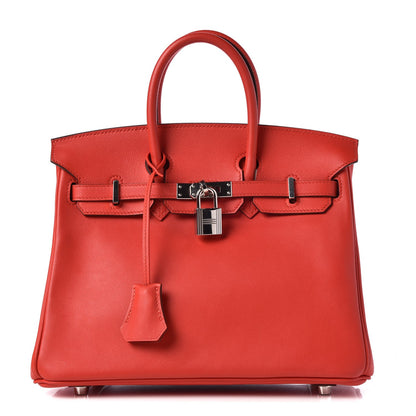 Hermes Swift Birkin 25 Rouge Tomate 1 of 7