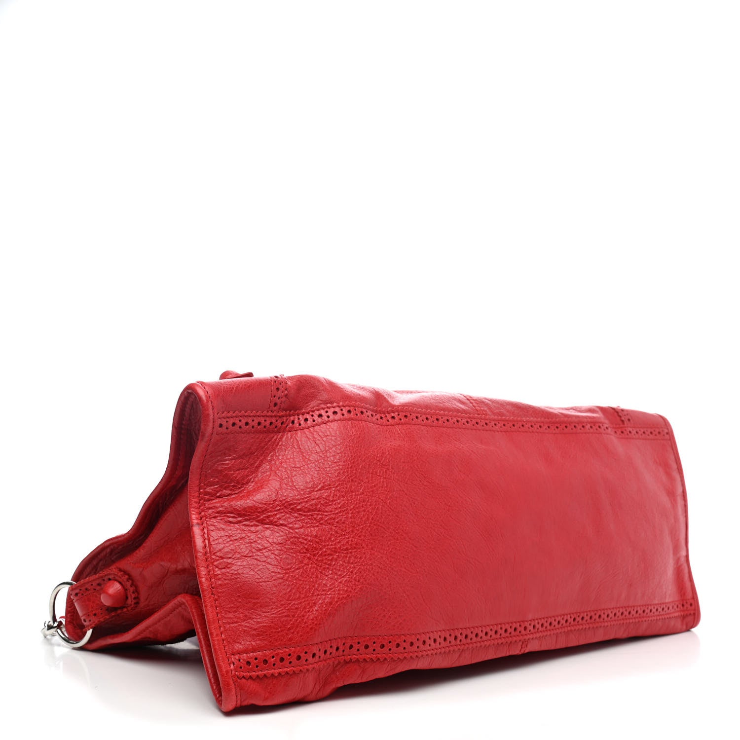 Balenciaga Agneau Giant Brogues Hardware Part Time Coquelicot 3 of 4