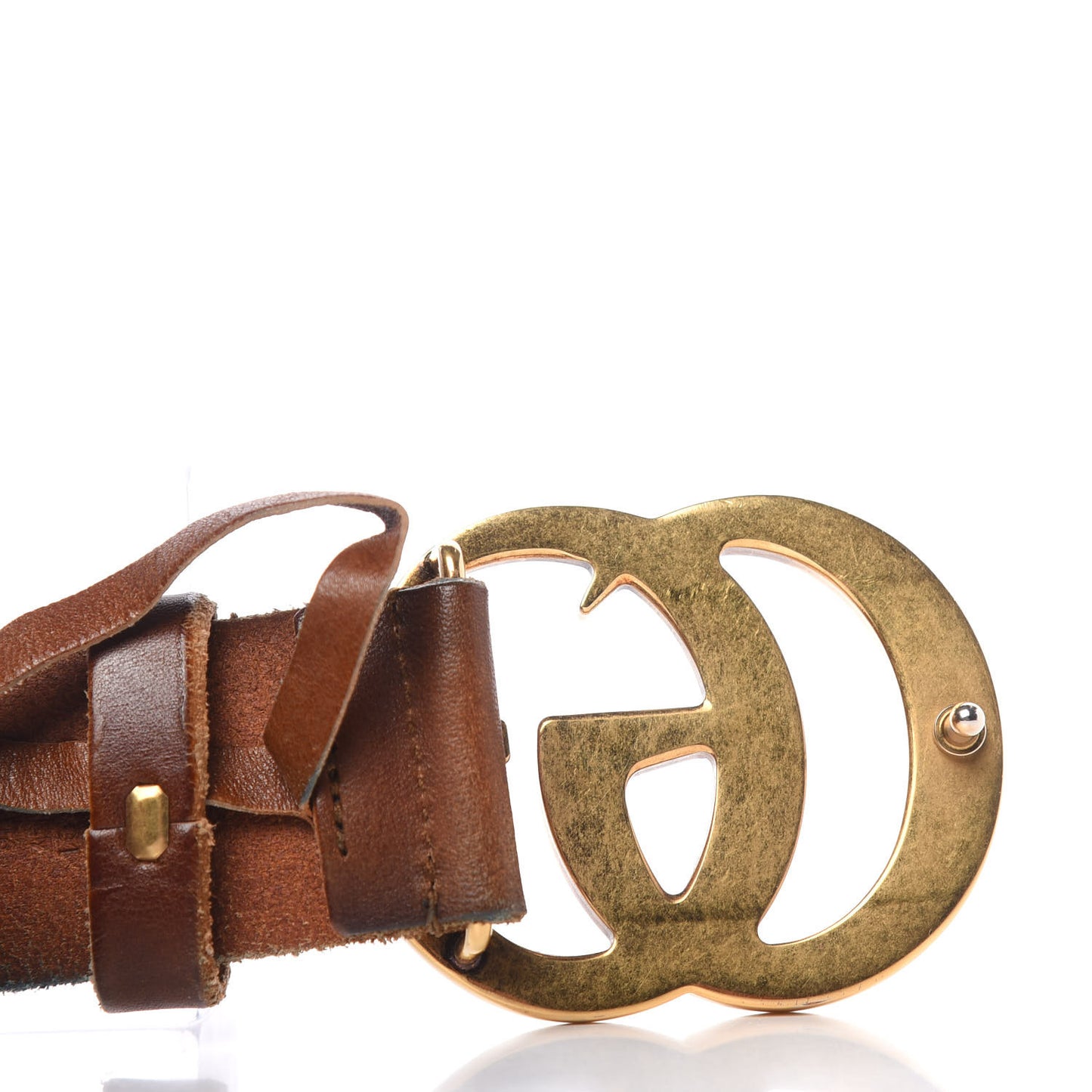 Faded Calfskin Double G 40mm Belt 100 40 Cuir