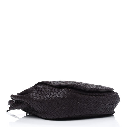 Bottega Veneta Nappa Intrecciato Shoulder Bag Ebano 3 of 5