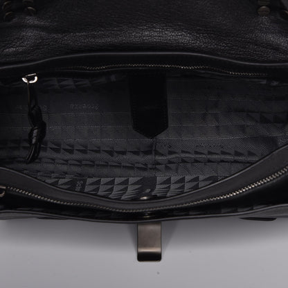 Proenza Schouler Lambskin Fringe Medium PS1 Satchel Black 5 of 8