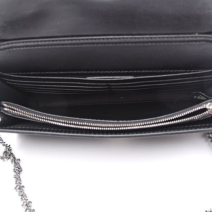 Fendi Vitello Liberty Pearl F is Fendi Wallet On Chain Black 4 of 10