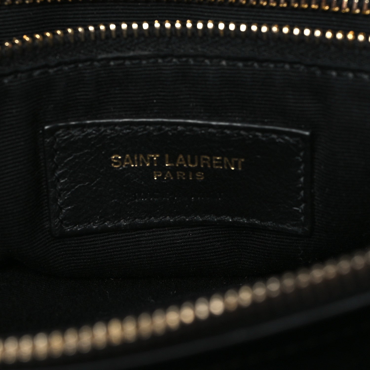 Saint Laurent Calfskin Y Quilted Monogram Large Loulou Chain Satchel Black 6 of 12