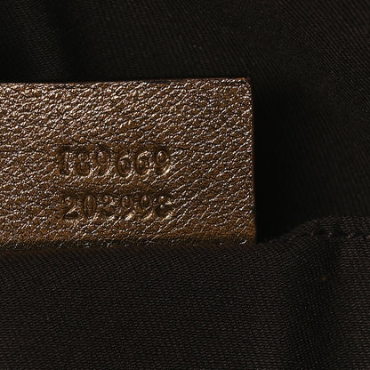 Gucci Monogram Medium Web Tote Pink Gold 6 of 9