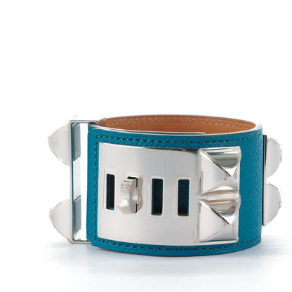 Hermes Epsom Collier de Chien CDC Bracelet S Bleu Izmir 3 of 7