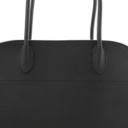 The Row Grained Calfskin Margaux Shoulder 12 Black 7 of 11
