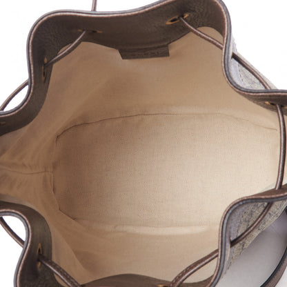 Gucci GG Supreme Monogram Web Ophidia Bucket Bag Brown 4 of 8