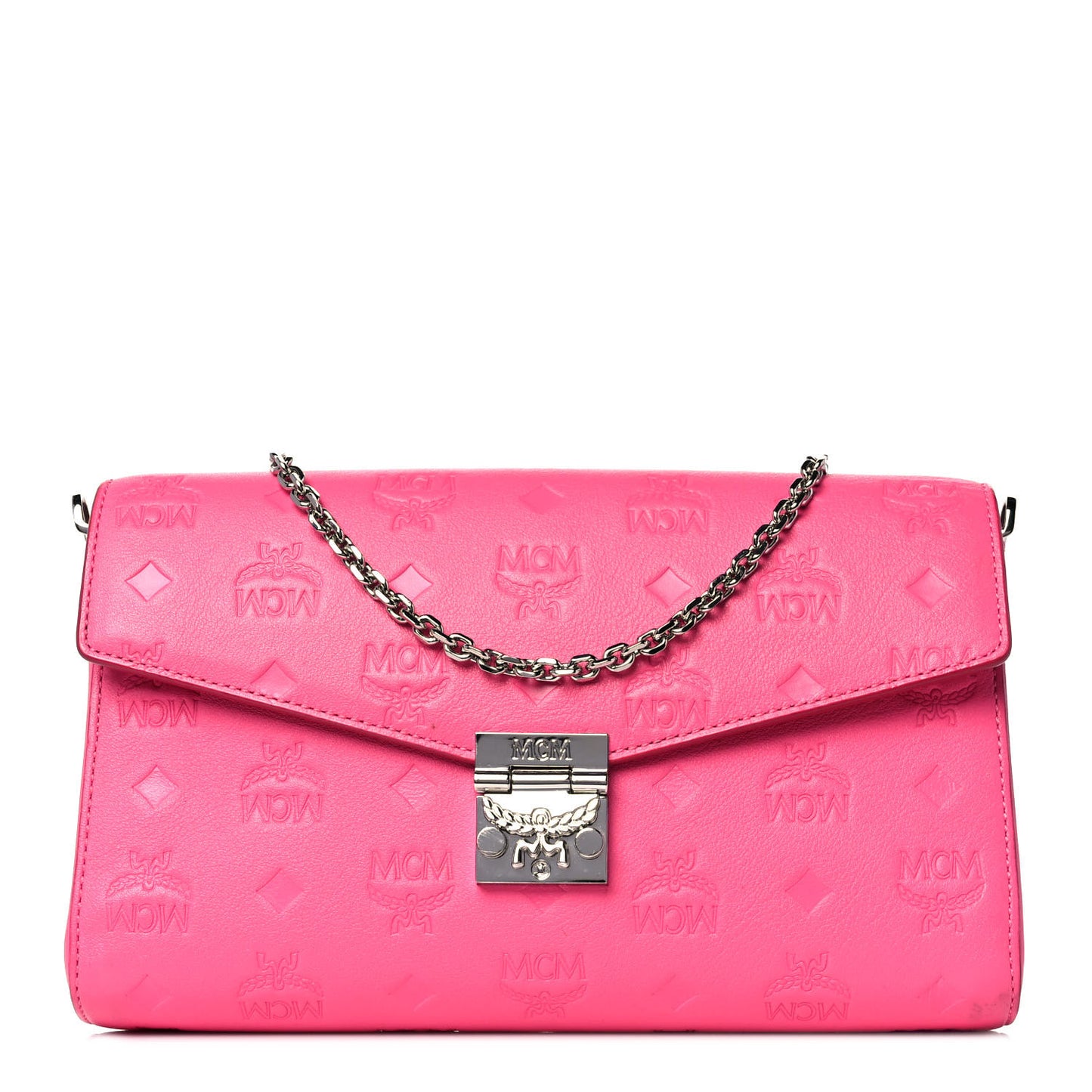 Calfskin Ottomar Large Patricia Wallet On Chain Pink
