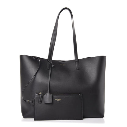 Saint Laurent Calfskin Large Shopping Tote Black 1 of 8