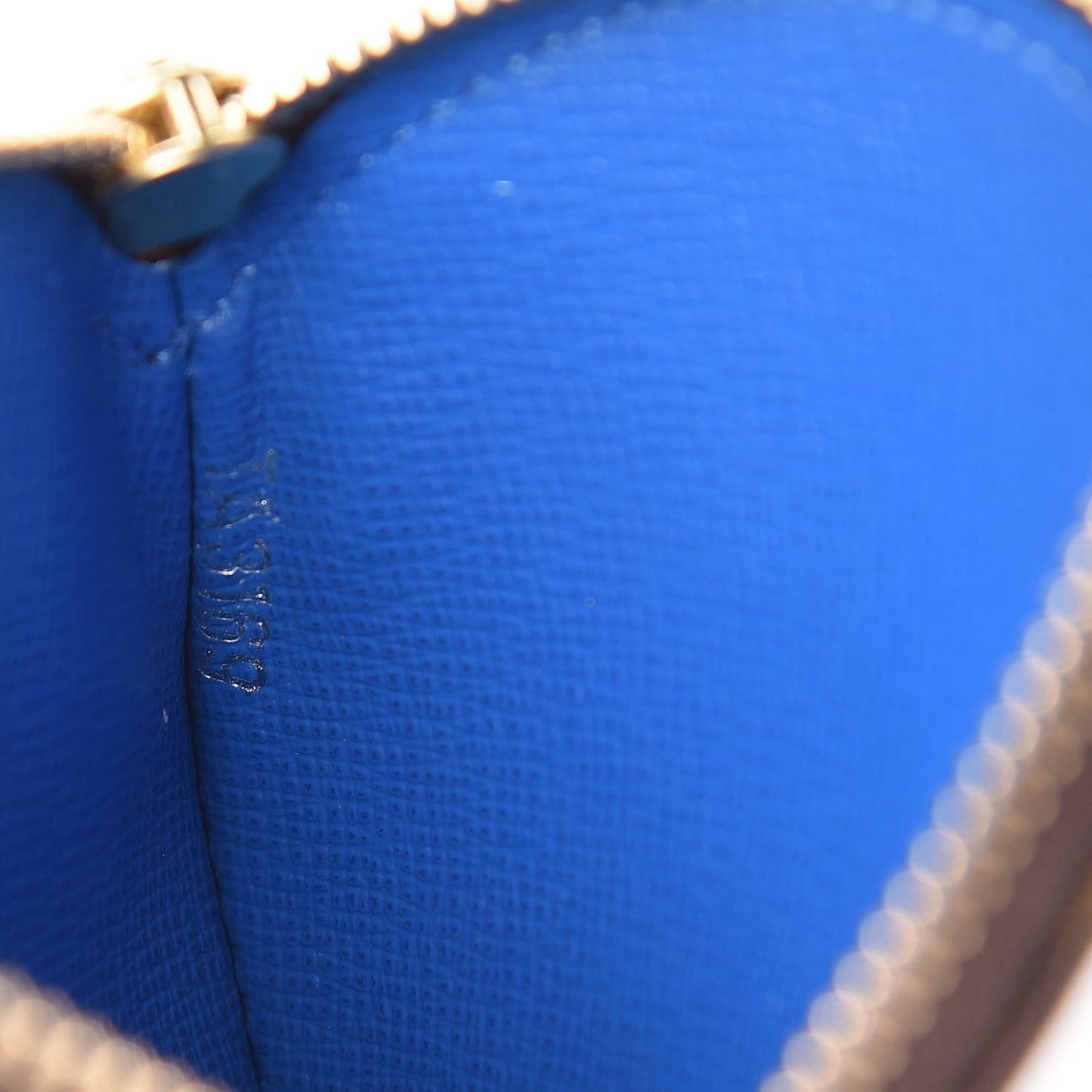 Monogram 2019 Christmas Animation Round Coin Purse Blue
