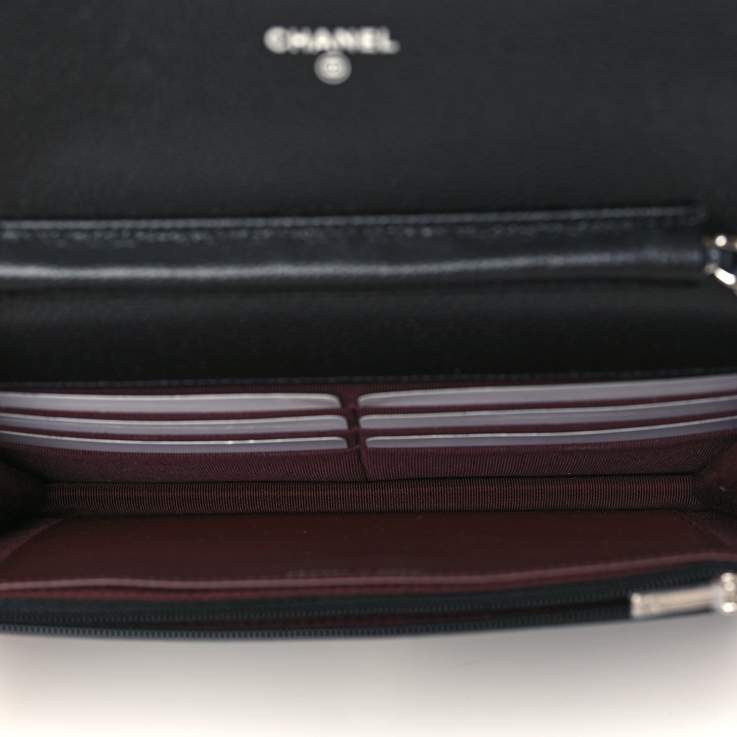 Chanel Caviar Quilted Wallet On Chain WOC Black 5 of 9