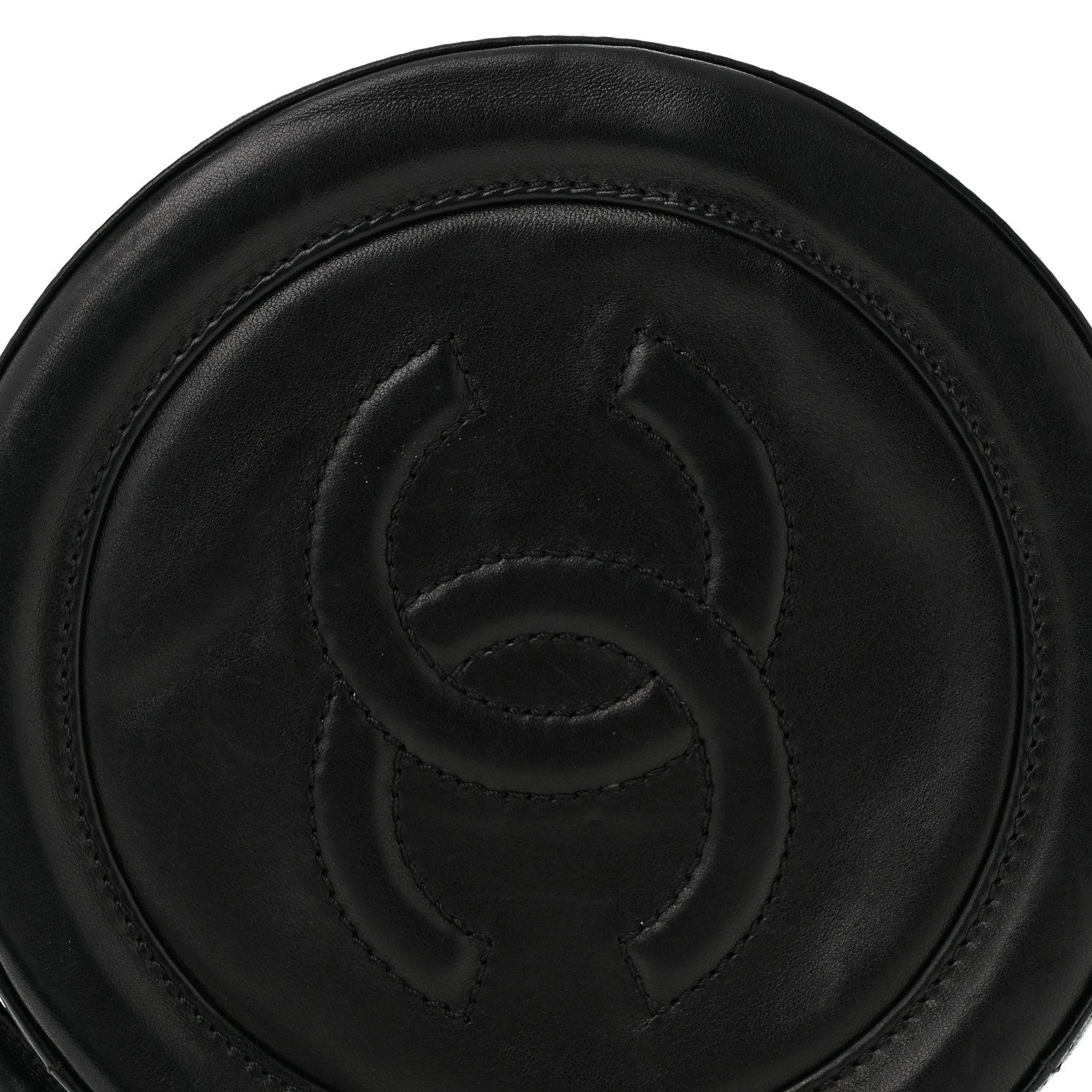 Chanel Lambskin Quilted Small CC Wristlet Black 8 of 10