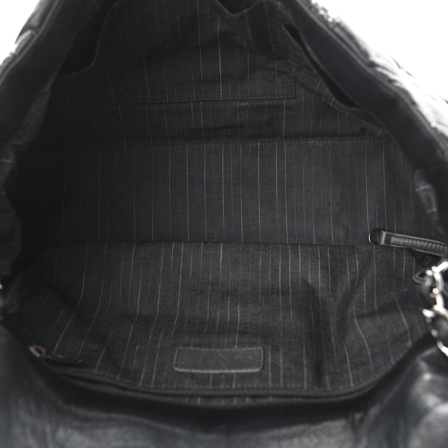 Chanel Lambskin In and Out XL Maxi Flap Black 5 of 11