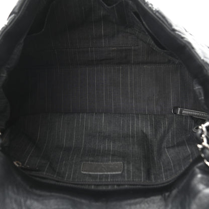 Chanel Lambskin In and Out XL Maxi Flap Black 5 of 11