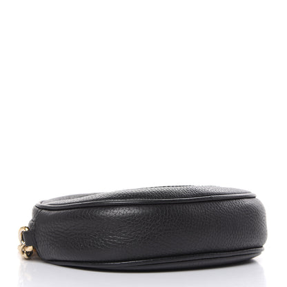 Gucci Pebbled Calfskin Mini Soho Chain Bag Black 4 of 11