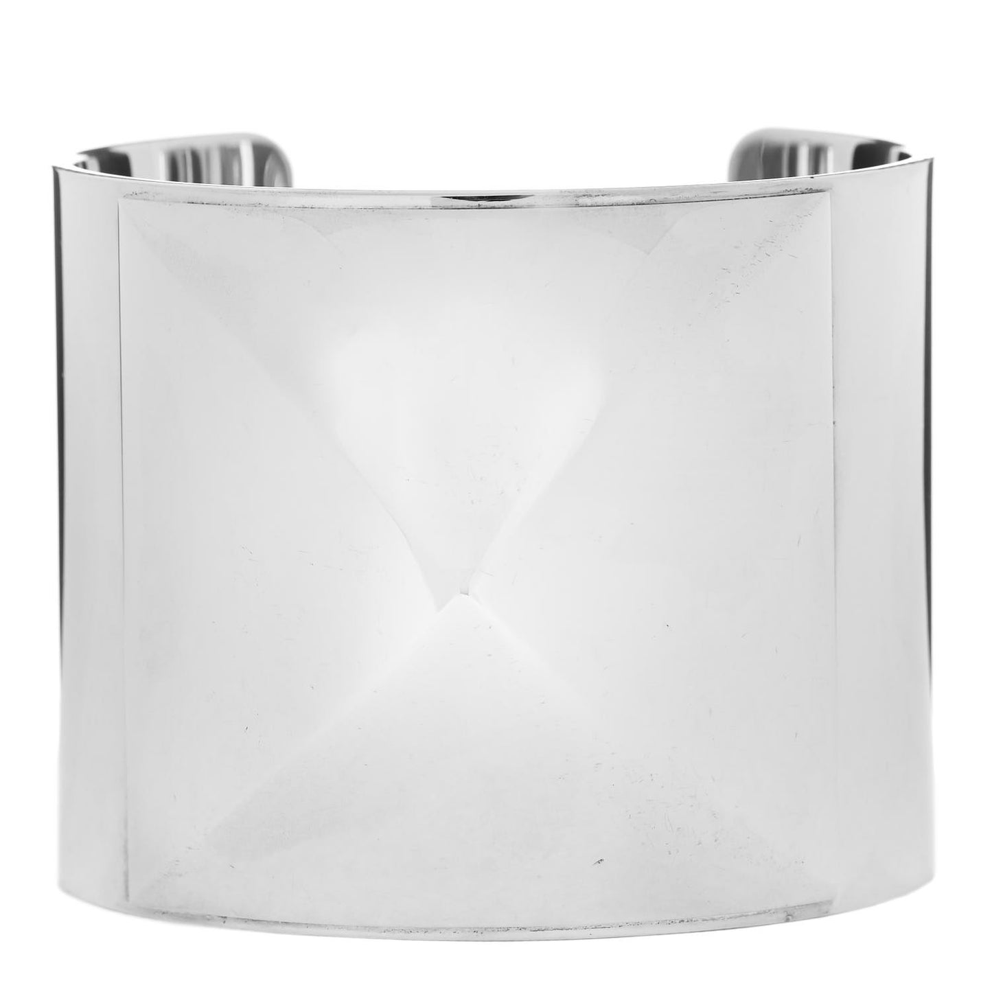 Sterling Silver Wide Medor Cuff Bracelet SH