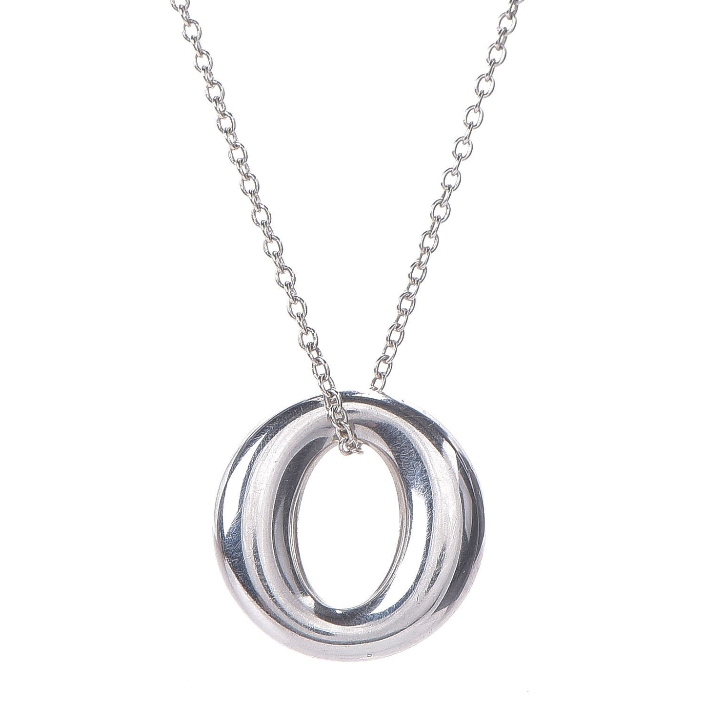 Sterling Silver Elsa Peretti Sevillana Pendant Necklace