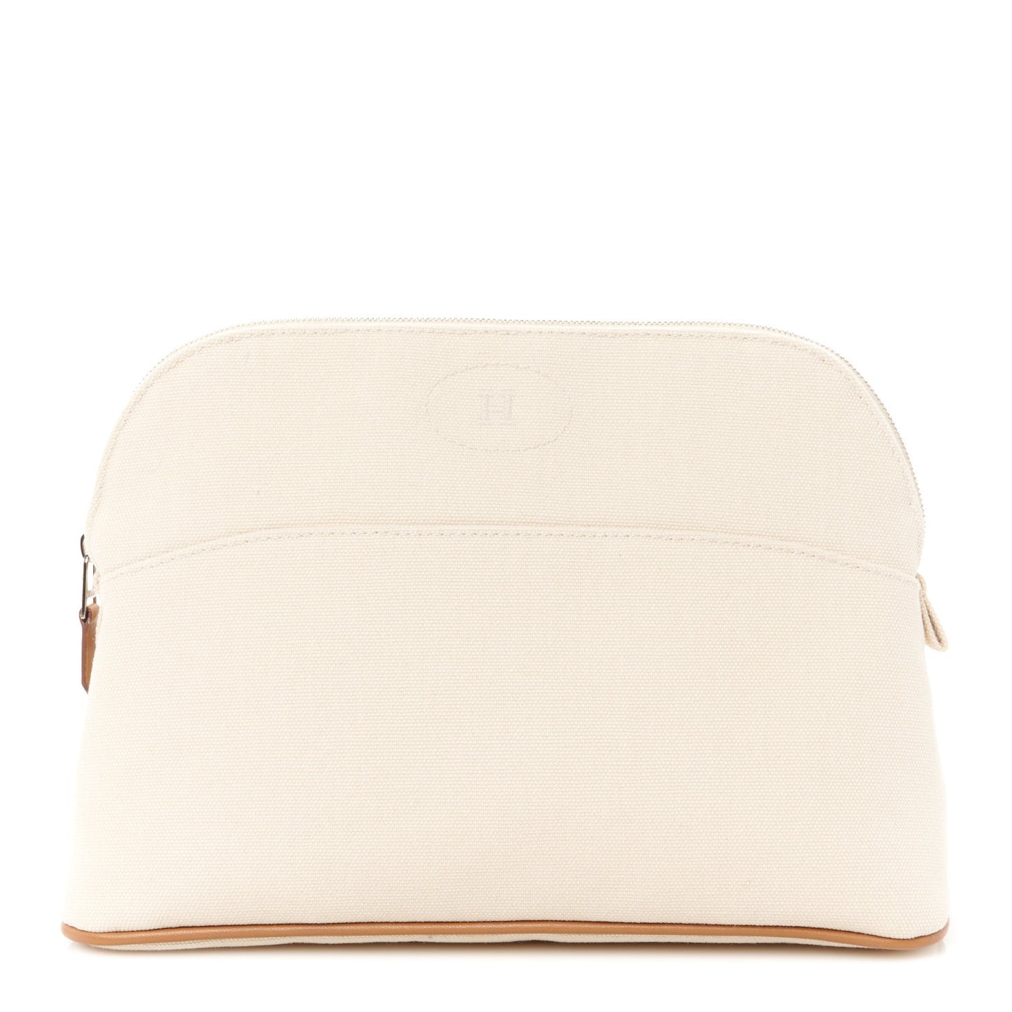 Cotton Canvas Bolide Travel Cosmetic Pouch Natural