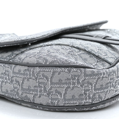 Christian Dior Oblique Mens Saddle Bag Grey 6 of 7